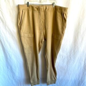 Original Use tan drawstring waist joggers, size XXL